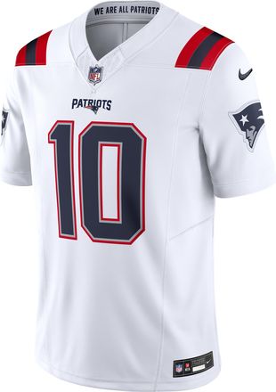 Nike Drake Maye New England Patriots Nike Mens Dri-FIT NFL Limited Jersey in White | 31NMNPLR8KF-RY6