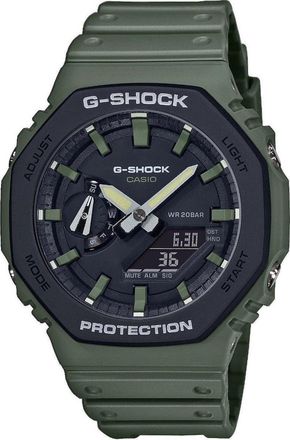 Casio G-shock Mens Green Watch GA-2110SU-3AER - One Size