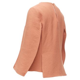 Marni Reverse Piped 3/4 Sleeves Crew Neck Top
