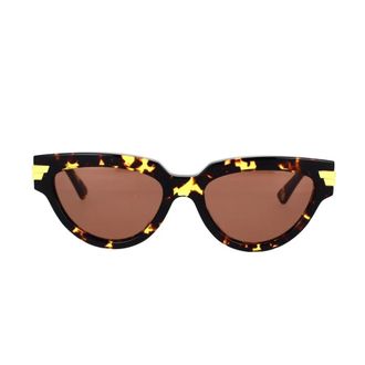 Bottega Veneta Cat-eye sunglasses with metal stripes
