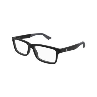 Montblanc Glasses, male, Black, 57 MM, Rectangular Eyeglasses Frame