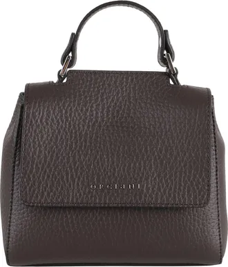 Orciani Hammered Leather Sveva Soft Mini Handbag
