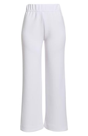 Lord & Taylor Dreamweave Relaxed Straight Leg Pants in Brilliant White at Nordstrom, Size X-Large 30