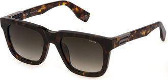 Police SPLN43 FOREVER 1 4BLY Mens Sunglasses Tortoiseshell Size 52