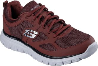 Skechers Flex Burns Agoura Trainers Mens Burgundy 8.5 UK