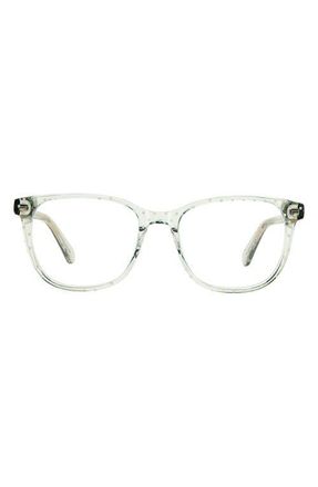Kate Spade New York joliet 51mm square optical glasses in Green at Nordstrom