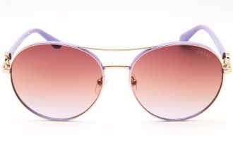 Guess GU7791S Gradient Round Sunglasses - Violet