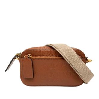 Valentino Pre-owned Cross Body Bags, female, Brown, Size: ONE SIZE Pre-owned Vintage Cross Body Bag