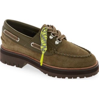 Rag & Bone Cameron Lug Sole Loafer in Olive at Nordstrom, Size 10.5Us