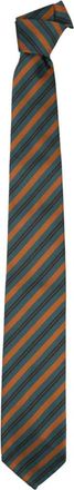 LUIGI BORRELLI NAPOLI Accessoires, Heren, Veelkleurig, ONE Size, Gestreepte Meerkleurige Stropdas