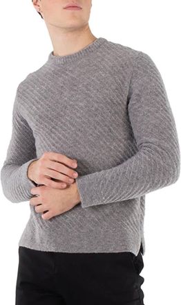 Solid Homme Grey Long-Sleeve Sweater, Brand Size 44 (US Size 34)