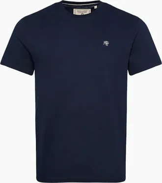 Holland Cooper Mens HOLLAND COOPER CREW NECK T-SHIRT INK NAVY - Size: 40