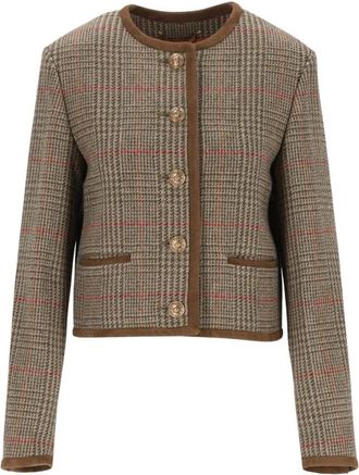 Golden Goose Journey Jacket - Dames - Blazers - Bruin - L - Wol - Jassen