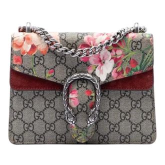 Gucci Pre-owned Vintage Blooms Crossbody Bag - Dames - Pre-owned - Veelkleurig - Maat: ONE Size Zijde