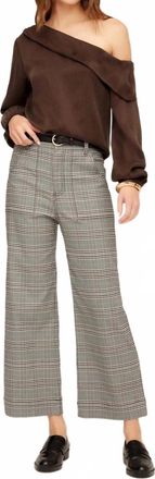Fifteen Twenty Rylee Cropped Pants In Plaid