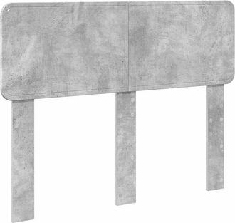 vidaXL Headboard with Headboard Concrete Grey 135 cm Engineered wood vidaXL