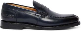 Fabi Leren College Loafer - Heren - Loafers - Blauw - 41 1/2 EU - Leer - Schoenen