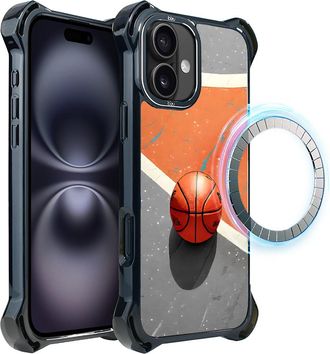 OEM Funda Ibizu Dropguard Ultra Para Iphone 16 Plus Con Magsafe, Move, Baloncesto