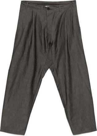 Jan-Jan Van Essche Pantaloni Aizome Overdyed - Grigio