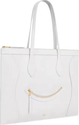Celine Flat Cabas New Luggage - female - CELINE - Shopping Bags - White - ONE SIZE - Bags