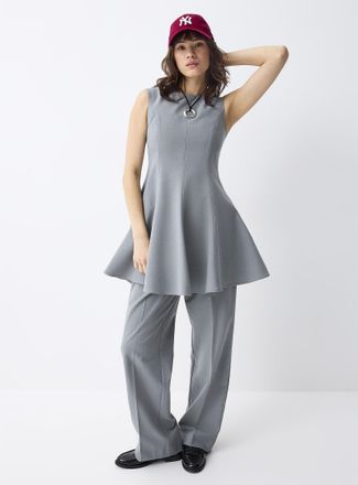 Twik Womens Solid straight dress pant