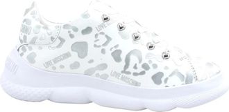 Love Moschino Sneakers - Dames - Sneakers - Wit - 36 EU - Leer - Schoenen