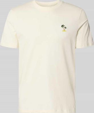 Blend T-Shirt mit Stitching Modell KAAN in Offwhite, Gr&ouml;&szlig;e 3XL