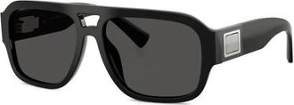 Dolce & Gabbana Dg 4506 50187 Zonnebrillen - Heren - Zonnebrillen - Zwart - 58 MM - Accessoires