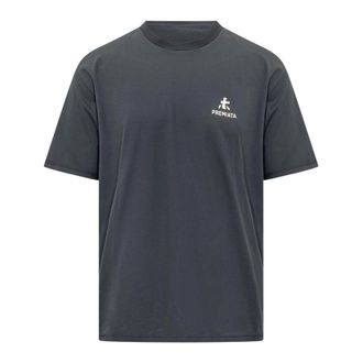 Premiata Logo-print T-shirt - male - Premiata - T-Shirts - Blue - S - Tops