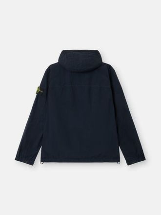 Stone Island Hooded Nylon Jacket - Navy