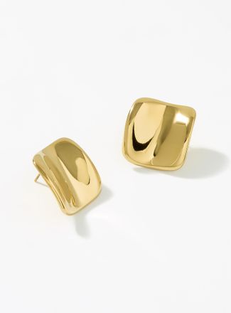 Simons Womens Large hollow earrings