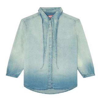 Diesel Dames, Blouses & Shirts, Blauw, Maat: XS Taf