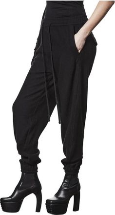Thom Krom W P 14 Broeken - Dames - Sweatpants - Zwart - XS - Wol - Broeken