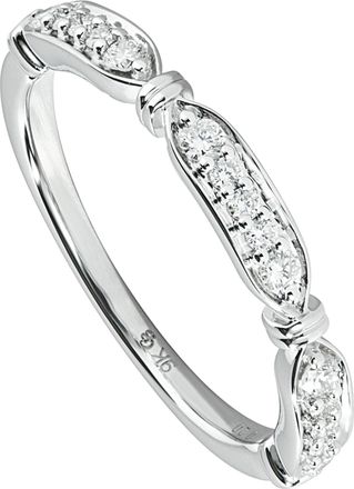 Created Brilliance Nova White Gold Lab Grown Diamond Eternity Band Ring