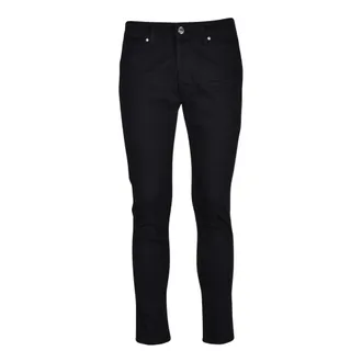 Les Hommes Jeans, Heren, Zwart, W32, Katoen, Slim-fit Jeans
