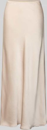 Neo Noir Neo Noir Maxirock aus Satin mit elastischem Bund Modell Vicky in Ecru, Größe 34