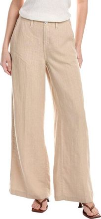 L'agence Brie Wide-Leg Linen Pant