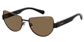Polaroid PLD 6122/S R60/HE Mens Sunglasses Black Size 57