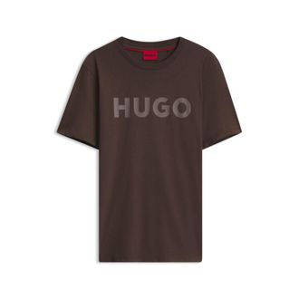 HUGO BOSS Logo-print T-shirt in cotton jersey