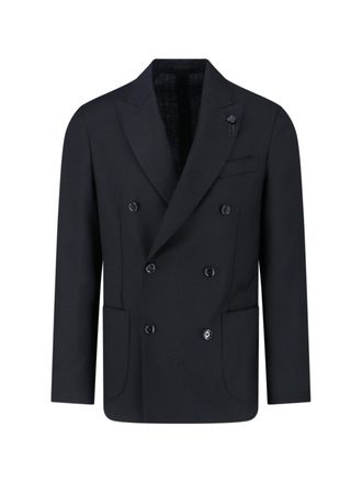 Lardini Double-breasted Blazer
