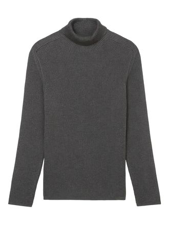 Marc O'Polo ribbed-knit turtleneck sweater - men - Cotton - M - Grey