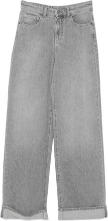 Emporio Armani Loose-fit Jeans - Dames - Loose Fit Jeans - Grijs - W27 - Jeans