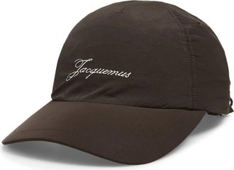 Jacquemus La Casquette Baluchon Baseball Cap in Dark Brown at Nordstrom, Size 60