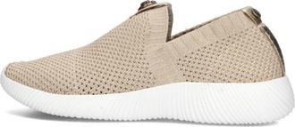 Kurt Geiger Beige Glitter Instap Schoenen Lorna - Dames - Sneakers - Beige - 36 EU - Wol - Schoenen