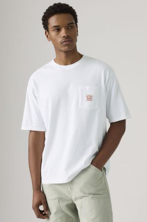 Levi's Camiseta de trabajo - Hombre - 2XL - Blanco / Bright White