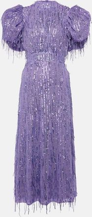 Rotate Noon sequined midi dress