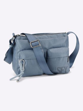 Heine Handtasche HEINE, Damen, Gr. B/H/T: 29cm x 18cm x 13cm, blau (bleu), Kunstfaser, Polyamid, unifarben, Taschen Handtasche