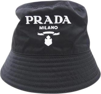 Prada Pre-owned Accessories, male, Black, Size: ONE SIZE Pre-owned Hat