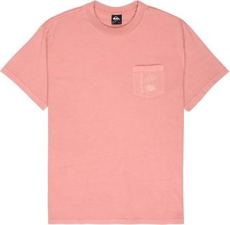 Quiksilver Oxni Washed S/S Tee T-Shirt f&uuml;r Herren | rosa