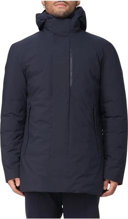 Save The Duck Blauwe Winterjassen voor Mannen - Heren - Winterjassen - Blauw - XL - Jassen